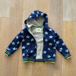 Mini Boden shaggy lined hoodie
